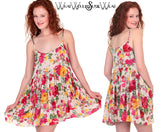 Rosey Mica White Floral Mini Dress